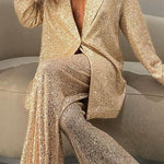 Sequined Suit Jacket