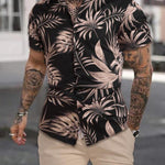 KZZ Men's Solid Drawstring Pocket Shorts Set