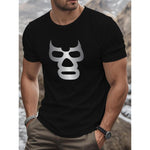 KZZ Men's fully printed short-sleeved T-shirt
