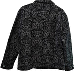 KZZ Men's Printed Zip-Up Jacket