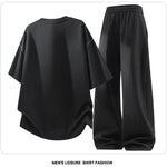 KZZ Men's Casual Two-Piece Set