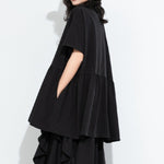 Women's Irregular Ruffled Shirt