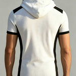 KZZ Waffle-Knit Short-Sleeve Top