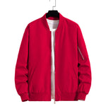 KZZ Men's Bomber Jacket Lightweight Casual Windbreaker