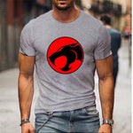 KZZ Anime Raiden 3D Printed T-Shirt Streetwear for Men