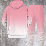 KZZ Men's Suit with 3D Print and Hood