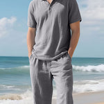 KZZ Loose-Fit, Casual, and Stylish Two-Piece Set