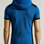KZZ Waffle-Knit Short-Sleeve Top