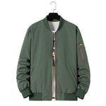 KZZ Men's Bomber Jacket Lightweight Casual Windbreaker