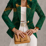 Honorine™ | Emerald Marble Blazer