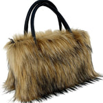 Trendy chain crossbody bag fashionable fur bag