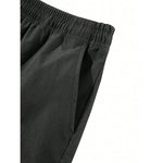KZZ Men's Solid-Color Cargo Pants with Flap Pockets
