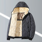 KZZ Men’s Autumn Winter Fleece Thickened Set - Multi-Pocket Design