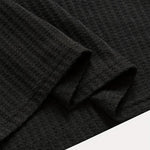 KZZ Men's solid color pique knit polo shirt
