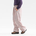 Pleated Quick-drying Reflective Strip Loose Drawstring Pants