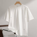 American Retro Patchwork Casual Loose T-shirt