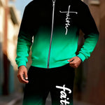 KZZ Stylish Ombre Activewear Set