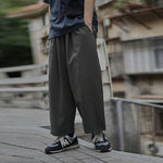 Japanese Retro Loose Straight Leg Casual Pants