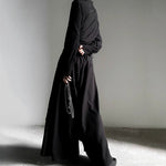 Retro Irregular Drape Wide-leg Trousers