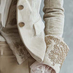 Women’s Ivory Embroidered Tailored Blazer
