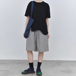 Irregular Wavy Hem Loose Pullover T-shirt