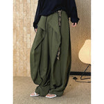 Women's Boho Flowy Draped Loose Harem Pants