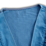 【24-hour shipping out】Fashionable Ruffle Strap Denim Shorts Jumpsuit