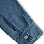 Casual Loose Retro Pocket Long Sleeve Hooded Zipper Denim Jumpsuit