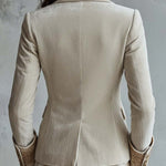 Women’s Ivory Embroidered Tailored Blazer