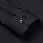 KZZ Men's Super Stretch Dress Shirt, Quick-Drying, Breathable and Wrinkle-Resistant