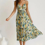 The Spark | Vibrant Color Midi Dress
