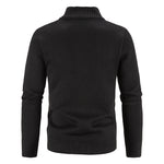 KZZ Men's Winter Jacket Pocket Zipper Mock Neck  Jacket