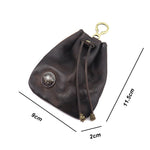 Retro Leather Coin Bag Storage Bag