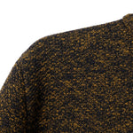 KZZ Men's color-blocked striped knit pullover