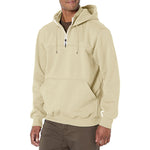 KZZ Men's Heavyweight Hooded Sweatshirt - Winter Warm Pullover Hoodie