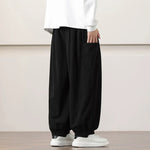 Corduroy Side Pocket Loose Wide-leg Casual Pants