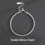Thin Titanium Steel Bracelet