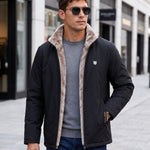 KZZ Men's long-sleeved thermal jacket