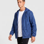 KZZ Men's Lightweight Hooded Outdoor Jacket
