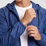 KZZ Men's Lightweight Hooded Outdoor Jacket