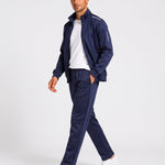 KZZ Men's Zip-Up Sports Jacket and Drawstring Pants