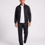 KZZ Men's Zip-Up Sports Jacket and Drawstring Pants