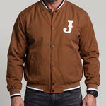 KZZ Men's Printed Button-Front Jacket
