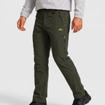 KZZ Men's winter basic warm trousers