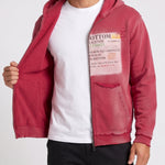 KZZ Men's Thick Universal Zipper Hoodie