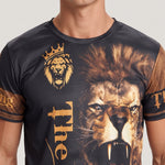 KZZ Men's 3D Digital Print Two-Piece Sportswear Set