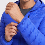 KZZ Men's Classic Hooded Padded Jacket