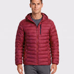 KZZ Men's Classic Hooded Padded Jacket