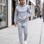 KZZ Hoodie and drawstring-waist sweatpants
