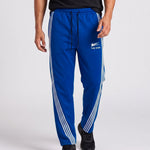 KZZ Men's Side-Stripe Sweatpants with Drawstring Waist